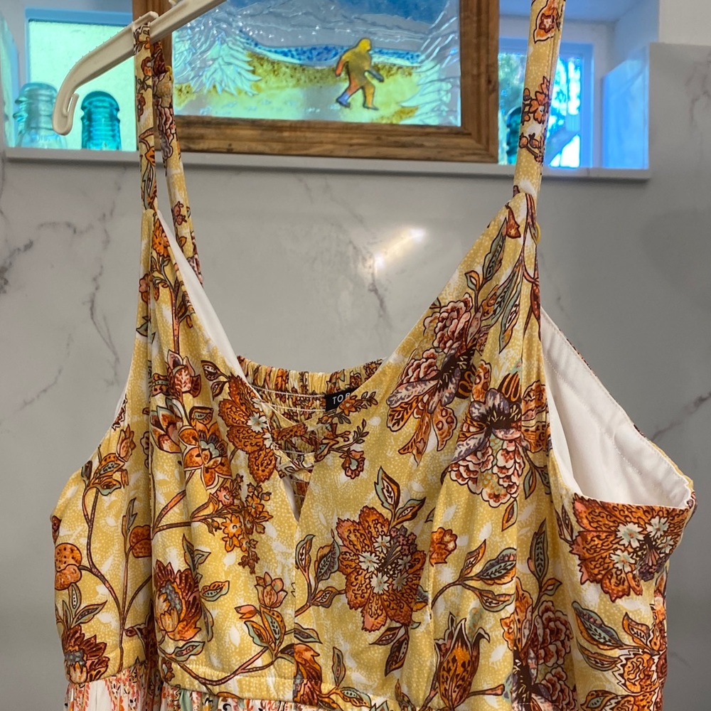 Torrid Yellow Floral Camisole